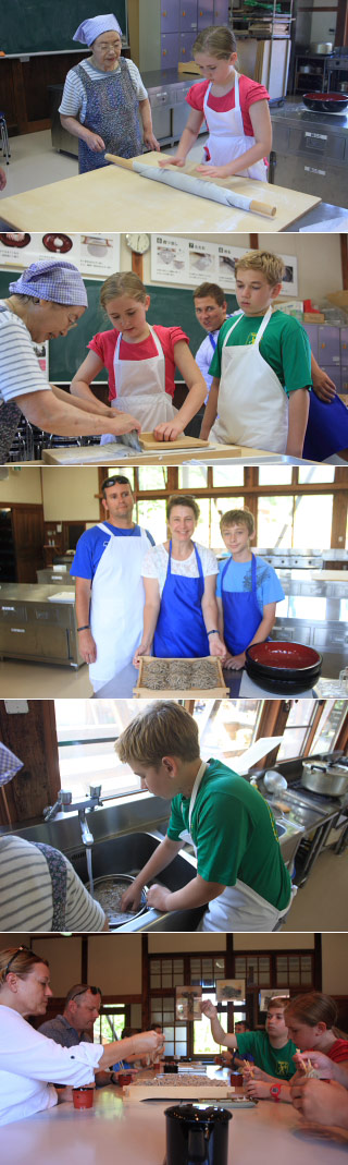 Soba Making at Kiso